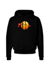 Kissy Face Emoji Dark Hoodie Sweatshirt-Hoodie-TooLoud-Black-Small-Davson Sales