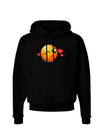 Kissy Face Emoji Girl Dark Hoodie Sweatshirt-Hoodie-TooLoud-Black-Small-Davson Sales