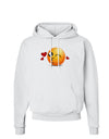 Kissy Face Emoji Hoodie Sweatshirt-Hoodie-TooLoud-White-Small-Davson Sales