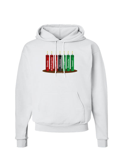 Kwanzaa Candles 7 Principles Hoodie Sweatshirt-Hoodie-TooLoud-White-Small-Davson Sales