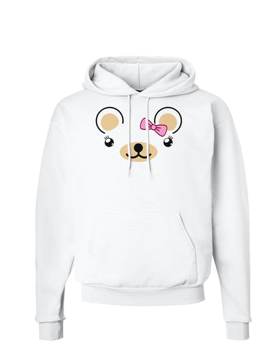 Kyu-T Ears - Beartholomea Girl Teddy Bear Hoodie Sweatshirt-Hoodie-TooLoud-White-Small-Davson Sales