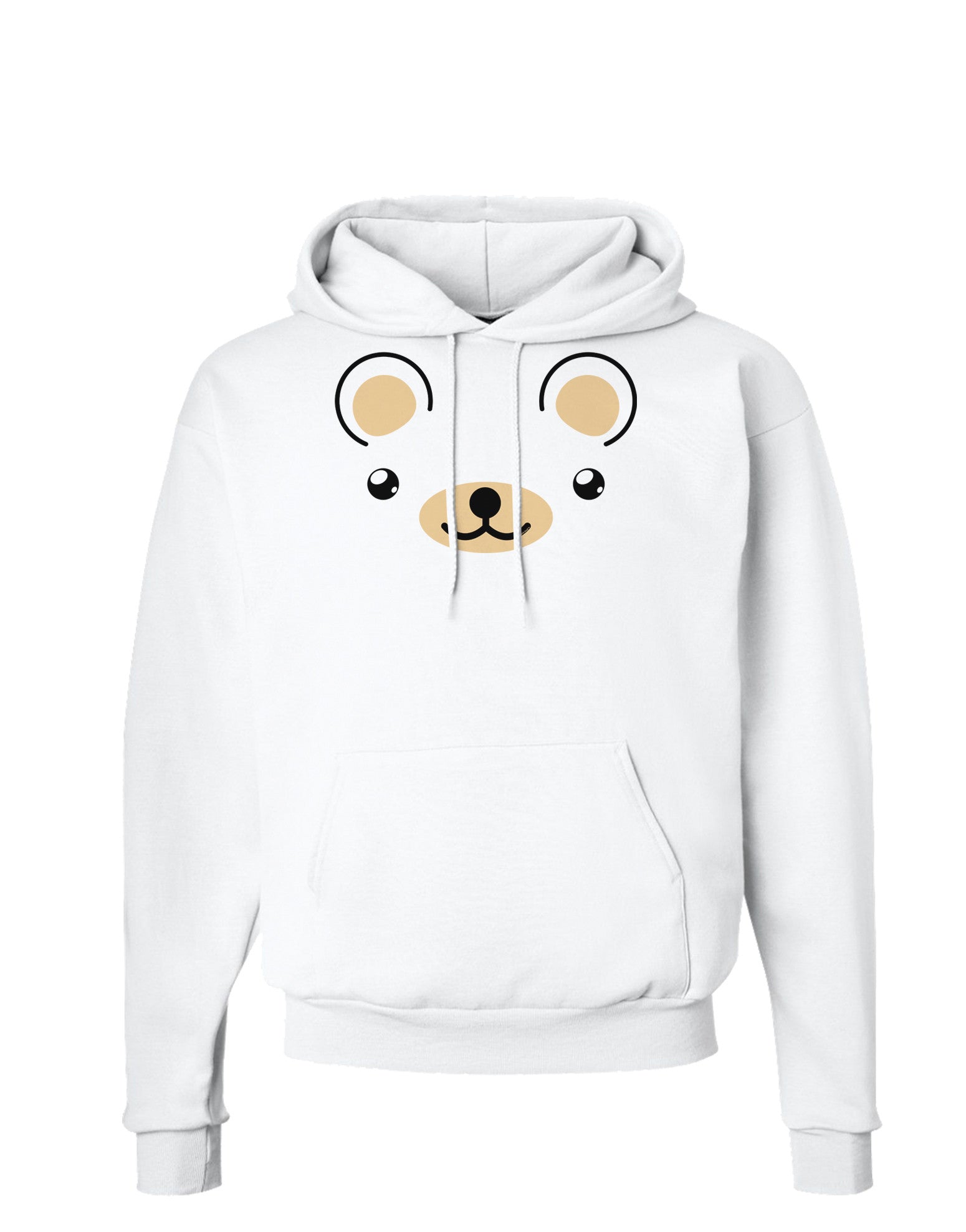 Kyu-T Ears - Beartholomew Teddy Bear Hoodie Sweatshirt-Hoodie-TooLoud-White-Small-Davson Sales