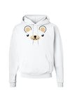 Kyu-T Ears - Beartholomew Teddy Bear Hoodie Sweatshirt-Hoodie-TooLoud-White-Small-Davson Sales