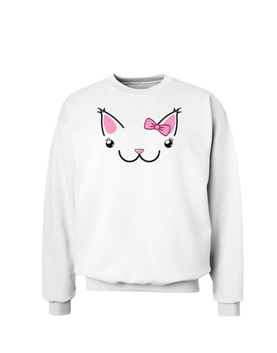 Kyu-T Ears - Kawaia the Cute Girl Critter Sweatshirt-Sweatshirts-TooLoud-White-Small-Davson Sales