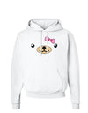 Kyu-T Face - Beartholomea Cute Girl Bear Hoodie Sweatshirt-Hoodie-TooLoud-White-Small-Davson Sales