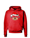 Kyu-T Face Beartholomea Santa Girl Bear Dark Hoodie Sweatshirt-Hoodie-TooLoud-Red-Small-Davson Sales