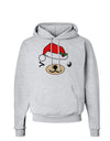 Kyu-T Face Beartholomea Santa Girl Bear Hoodie Sweatshirt-Hoodie-TooLoud-AshGray-Small-Davson Sales