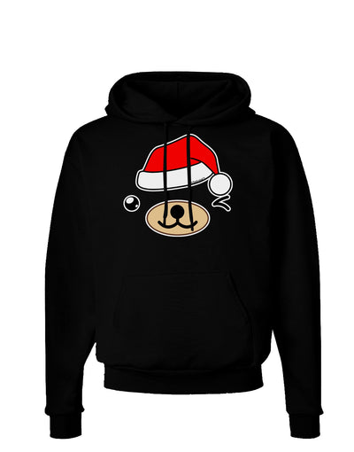 Kyu-T Face Beartholomew Santa Boy Bear Dark Hoodie Sweatshirt-Hoodie-TooLoud-Black-Small-Davson Sales