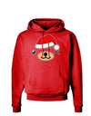 Kyu-T Face Beartholomew Santa Boy Bear Dark Hoodie Sweatshirt-Hoodie-TooLoud-Red-Small-Davson Sales