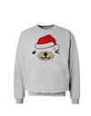 Kyu-T Face Beartholomew Santa Boy Bear Sweatshirt-Sweatshirt-TooLoud-AshGray-Small-Davson Sales