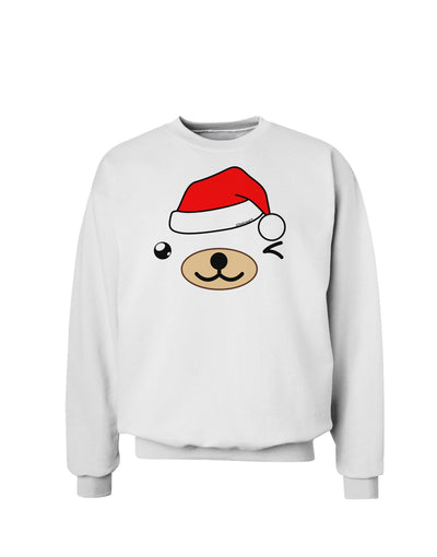 Kyu-T Face Beartholomew Santa Boy Bear Sweatshirt-Sweatshirt-TooLoud-White-Small-Davson Sales