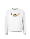 Kyu-T Face - Beartholomew the Teddy Bear Sweatshirt-Sweatshirts-TooLoud-White-Small-Davson Sales