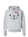 Kyu-T Face - Bucklette Cute Girl Beaver Hoodie Sweatshirt-Hoodie-TooLoud-AshGray-Small-Davson Sales
