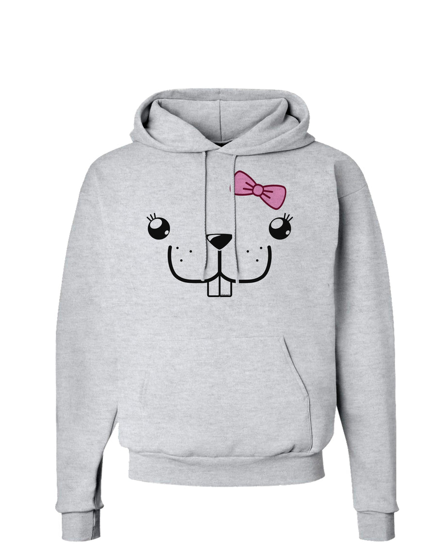 Kyu-T Face - Bucklette Cute Girl Beaver Hoodie Sweatshirt-Hoodie-TooLoud-White-Small-Davson Sales