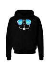 Kyu-T Face - Buckley Cool Sunglasses Dark Hoodie Sweatshirt-Hoodie-TooLoud-Black-Small-Davson Sales