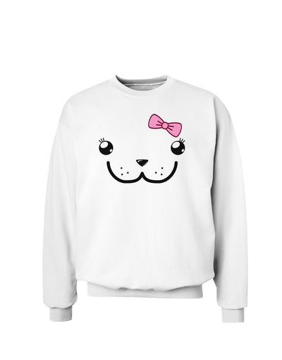 Kyu-T Face - Dewina Cute Girl Dugong Sweatshirt-Sweatshirts-TooLoud-White-Small-Davson Sales