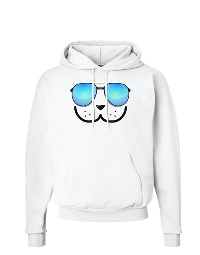 Kyu-T Face - Dewy Cool Sunglasses Hoodie Sweatshirt-Hoodie-TooLoud-White-Small-Davson Sales