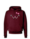 Kyu-T Face - Fangie Cute Girl Vampire Bat Dark Hoodie Sweatshirt-Hoodie-TooLoud-Maroon-Small-Davson Sales