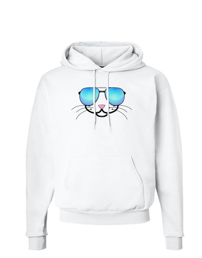 Kyu-T Face - Kattia Cool Sunglasses Hoodie Sweatshirt-Hoodie-TooLoud-White-Small-Davson Sales