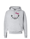 Kyu-T Face - Kattia Cute Girl Cat Hoodie Sweatshirt-Hoodie-TooLoud-AshGray-Small-Davson Sales