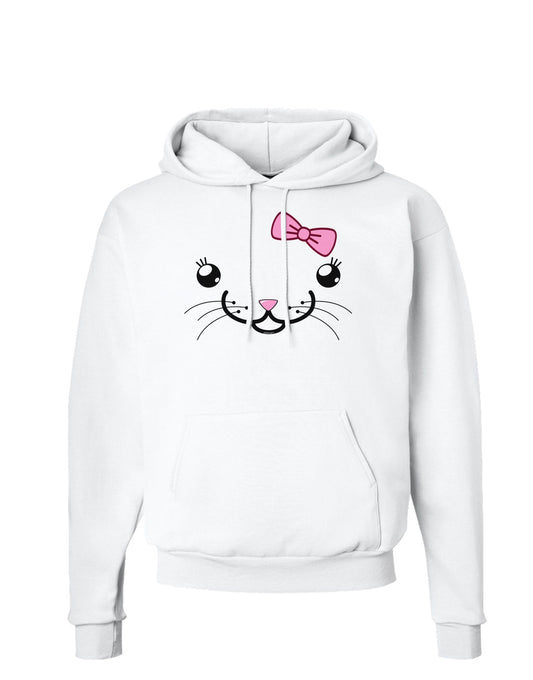 Kyu-T Face - Kattia Cute Girl Cat Hoodie Sweatshirt-Hoodie-TooLoud-White-Small-Davson Sales