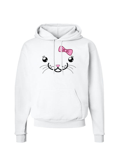 Kyu-T Face - Kattia Cute Girl Cat Hoodie Sweatshirt-Hoodie-TooLoud-White-Small-Davson Sales