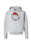 Kyu-T Face Kattia Santa Hat Girl Cat Hoodie Sweatshirt-Hoodie-TooLoud-AshGray-Small-Davson Sales