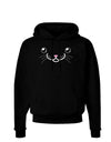 Kyu-T Face - Kattia the kitty cat Dark Hoodie Sweatshirt-Hoodie-TooLoud-Black-Small-Davson Sales