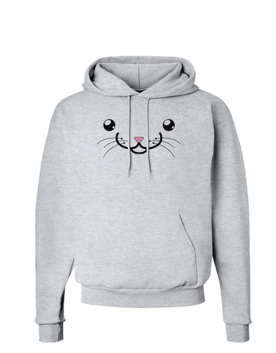 Kyu-T Face - Kattia the kitty cat Hoodie Sweatshirt-Hoodie-TooLoud-AshGray-Small-Davson Sales