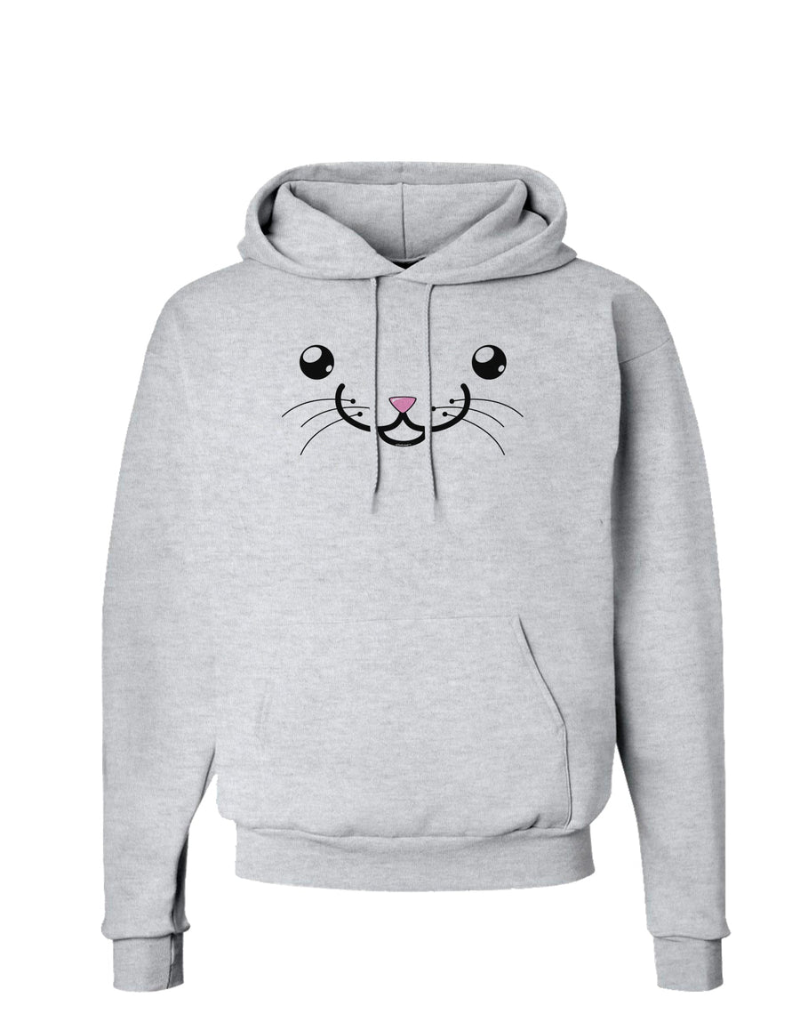 Kyu-T Face - Kattia the kitty cat Hoodie Sweatshirt-Hoodie-TooLoud-White-Small-Davson Sales