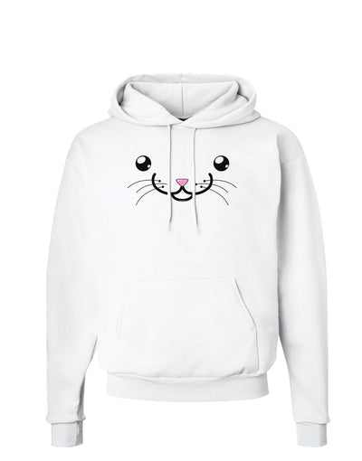 Kyu-T Face - Kattia the kitty cat Hoodie Sweatshirt-Hoodie-TooLoud-White-Small-Davson Sales