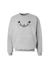 Kyu-T Face - Kattia the kitty cat Sweatshirt-Sweatshirts-TooLoud-AshGray-Small-Davson Sales