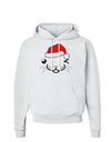 Kyu-T Face Kattio Santa Hat Boy Cat Hoodie Sweatshirt-Hoodie-TooLoud-White-Small-Davson Sales