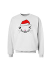 Kyu-T Face Kattio Santa Hat Boy Cat Sweatshirt-Sweatshirts-TooLoud-White-Small-Davson Sales