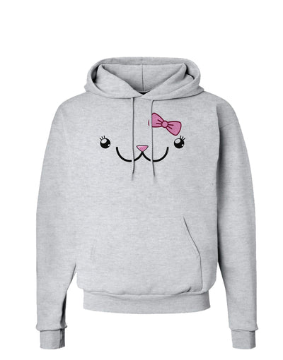 Kyu-T Face - Kawa Cute Girl Animal Hoodie Sweatshirt-Hoodie-TooLoud-AshGray-Small-Davson Sales