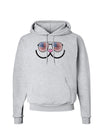 Kyu-T Face - Kawa Patriotic Sunglasses Hoodie Sweatshirt-Hoodie-TooLoud-AshGray-Small-Davson Sales