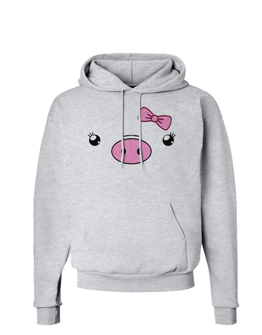 Kyu-T Face - Oinkette Cute Girl Piglet Hoodie Sweatshirt-Hoodie-TooLoud-White-Small-Davson Sales