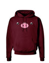Kyu-T Face - Oinkz the Pig Dark Hoodie Sweatshirt-Hoodie-TooLoud-Maroon-Small-Davson Sales
