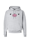 Kyu-T Face - Oinkz the Pig Hoodie Sweatshirt-Hoodie-TooLoud-AshGray-Small-Davson Sales