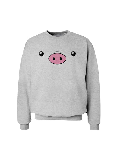 Kyu-T Face - Oinkz the Pig Sweatshirt-Sweatshirts-TooLoud-AshGray-Small-Davson Sales