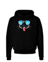 Kyu-T Face - Puppino Cool Sunglasses Dark Hoodie Sweatshirt-Hoodie-TooLoud-Black-Small-Davson Sales