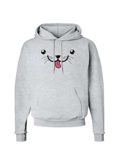 Kyu-T Face - Puppino the Puppy Dog Hoodie Sweatshirt-Hoodie-TooLoud-AshGray-Small-Davson Sales