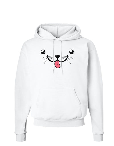 Kyu-T Face - Puppino the Puppy Dog Hoodie Sweatshirt-Hoodie-TooLoud-White-Small-Davson Sales