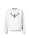 Kyu-T Face - Puppino the Puppy Dog Sweatshirt-Sweatshirts-TooLoud-White-Small-Davson Sales