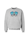 Kyu-T Face - Sealie Cool Sunglasses Sweatshirt-Sweatshirts-TooLoud-AshGray-Small-Davson Sales