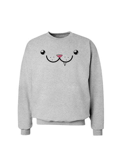 Kyu-T Face - Snaggle the critter Sweatshirt-Sweatshirts-TooLoud-AshGray-Small-Davson Sales