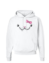 Kyu-T Face - Snagglette Cute Girl Critter Hoodie Sweatshirt-Hoodie-TooLoud-White-Small-Davson Sales