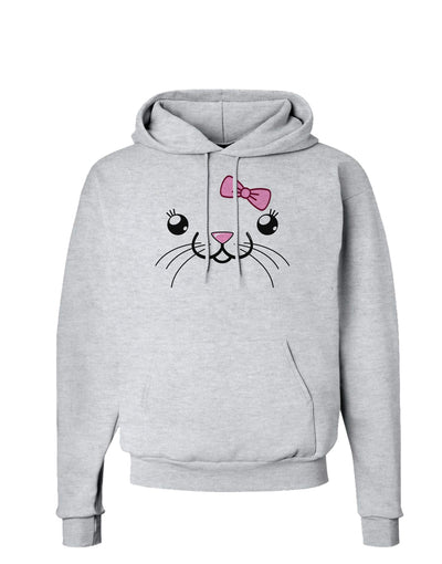 Kyu-T Face - Tinya Cute Girl Mouse Hoodie Sweatshirt-Hoodie-TooLoud-AshGray-Small-Davson Sales