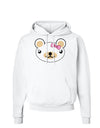 Kyu-T Head - Day Beartholomea Girl Teddy Bear Hoodie Sweatshirt-Hoodie-TooLoud-White-Small-Davson Sales