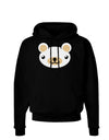 Kyu-T Head - Day Beartholomew Teddy Bear Dark Hoodie Sweatshirt-Hoodie-TooLoud-Black-Small-Davson Sales